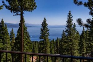 deck view of Lake Tahoe
